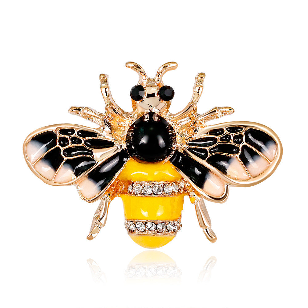 broches-abeille-metalliques-vintage