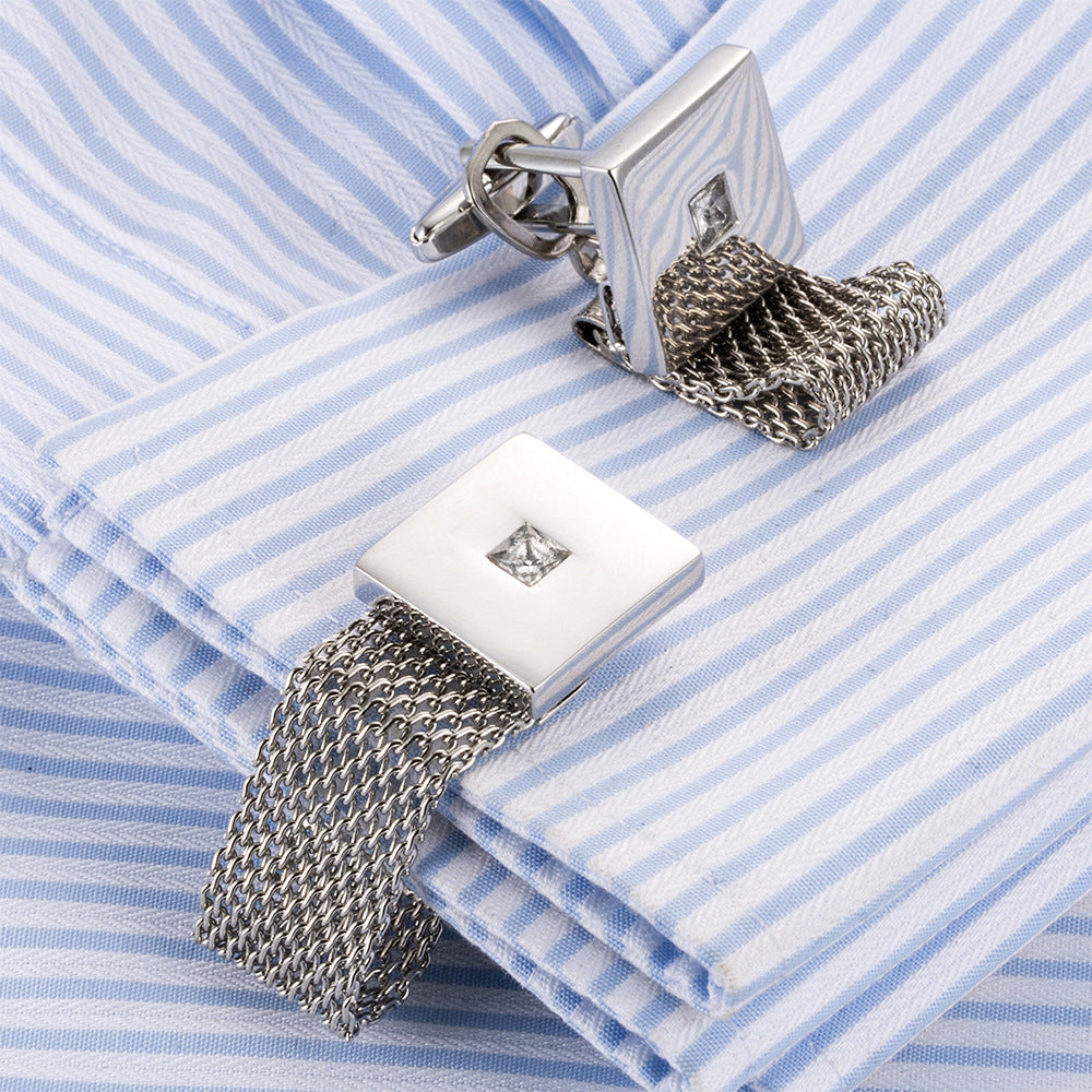 boutons-de-manchette-chemise-chaine-vintage