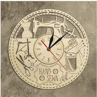 horloge-vintage-en-bois-creative-machine-a-coudre