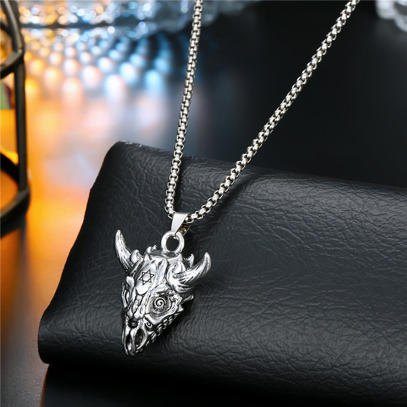Collier Pendentif Animal Vintage Punk
