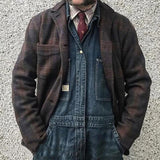 veste-ample-revers-carreaux-retro-vintage