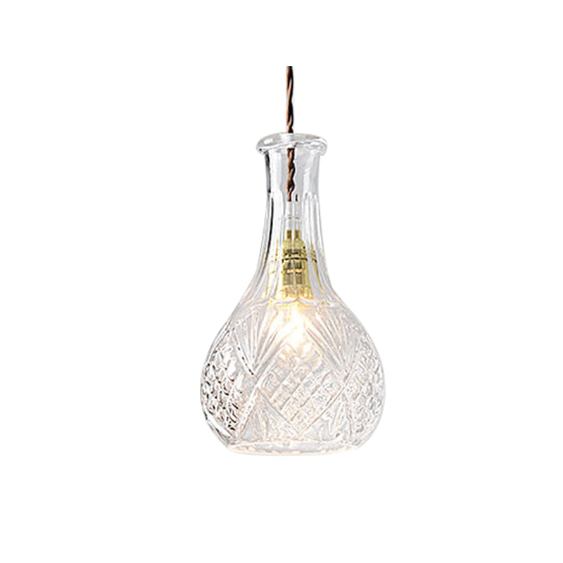 lustre-bouteille-en-verre-vintage