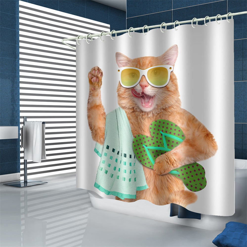 rideau-de-douche-en-polyester-impermeable