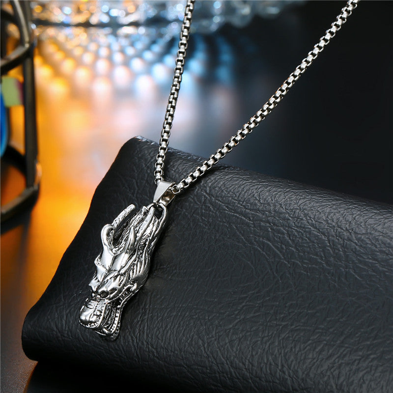 Collier Pendentif Animal Vintage Punk