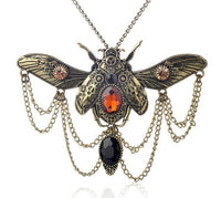 collier-steampunk-pendentif-coccinelle-vintage