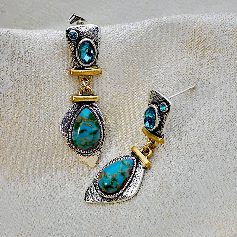 boucles-doreilles-femme-turquoise-vintage