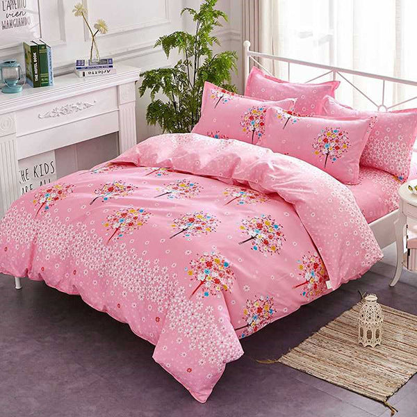 housse-de-couette-drap-lit-simple-vintage