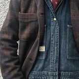 veste-ample-revers-carreaux-retro-vintage