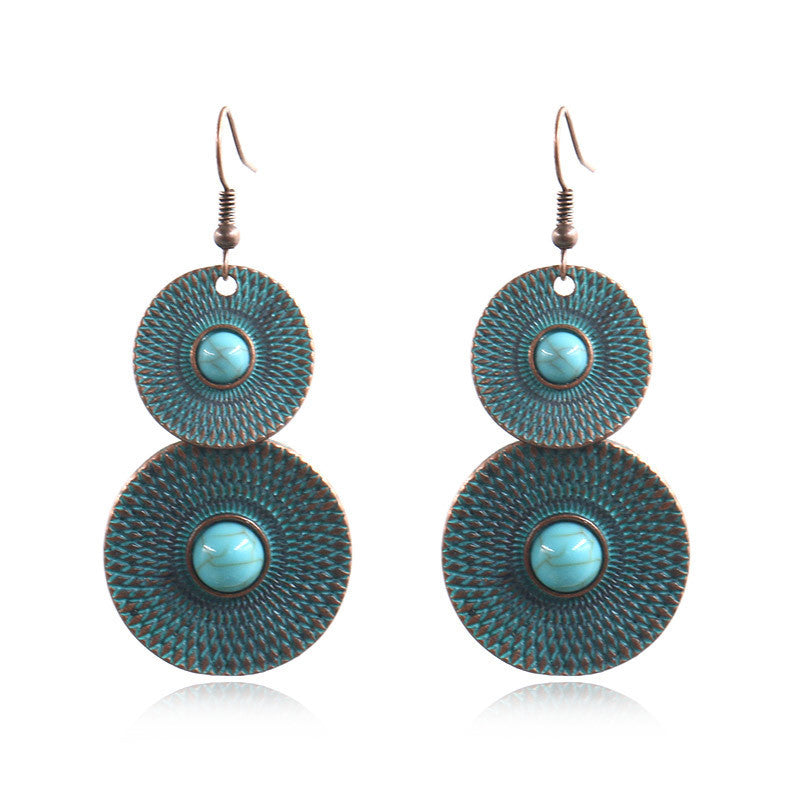 boucles-doreilles-rondes-vintage-a-double-couche