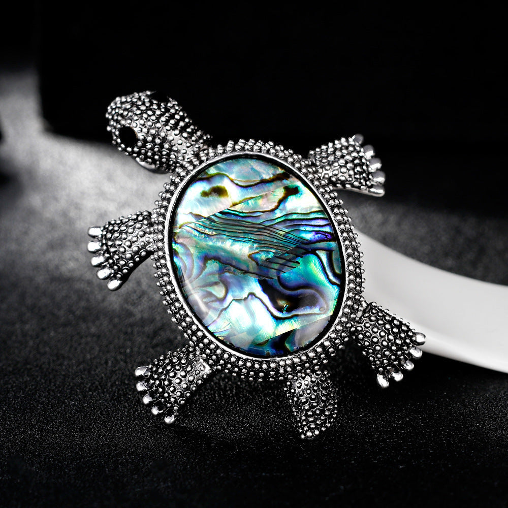 Broche Vintage En Ecaille De Tortue