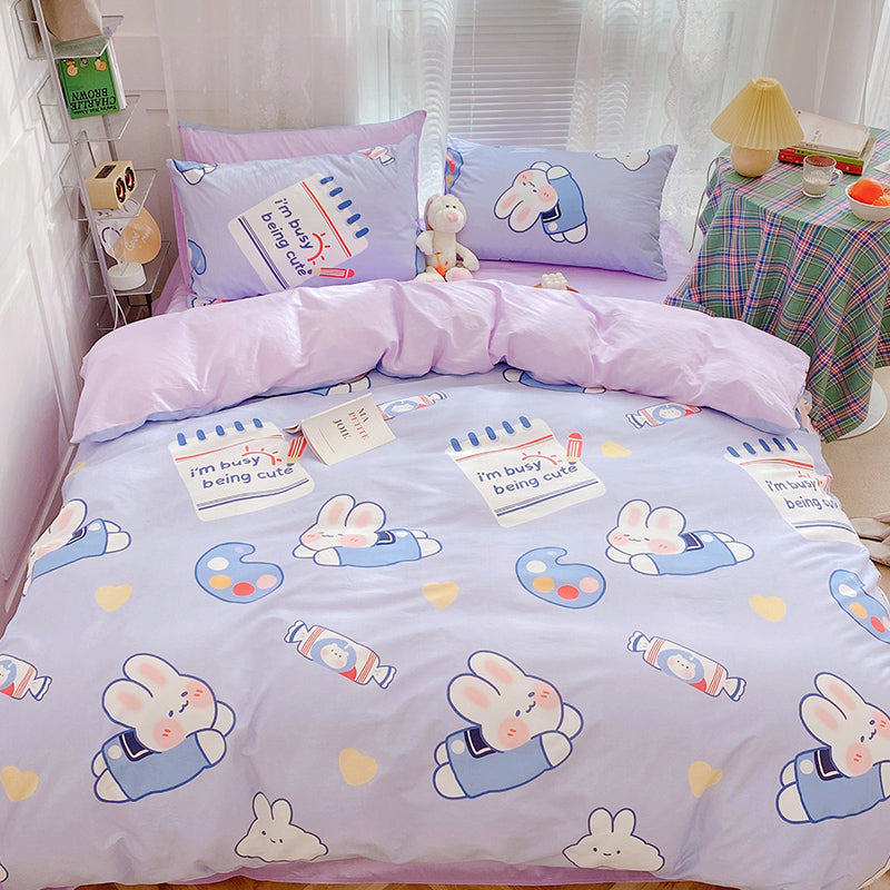 housse-de-couette-lit-vintage