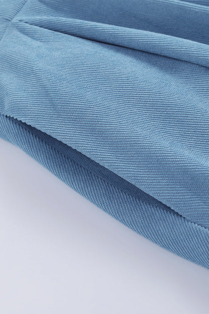 robe-bleue-annee-80-style-50s