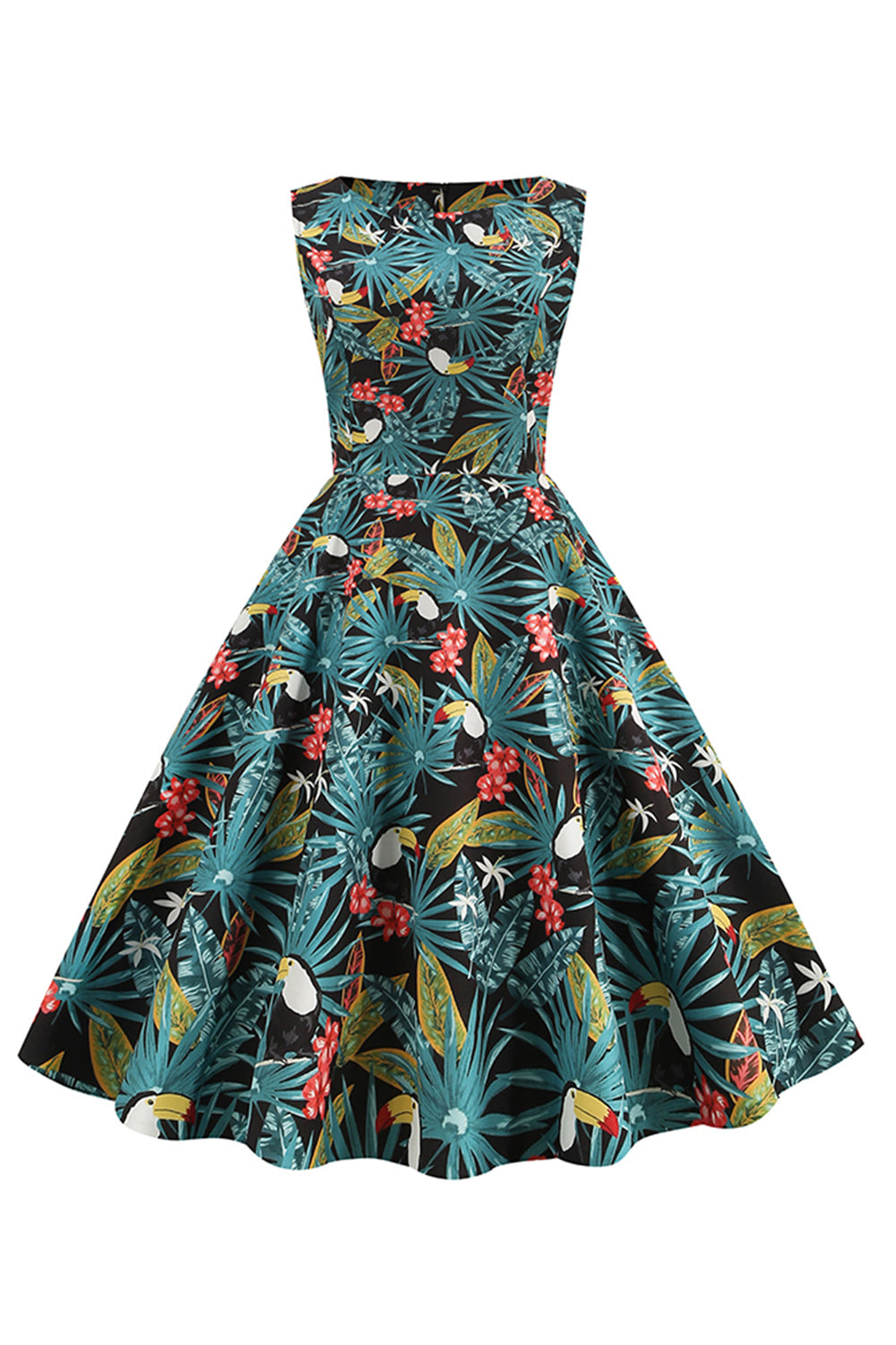 robe-annee-80-a-imprime-grunge