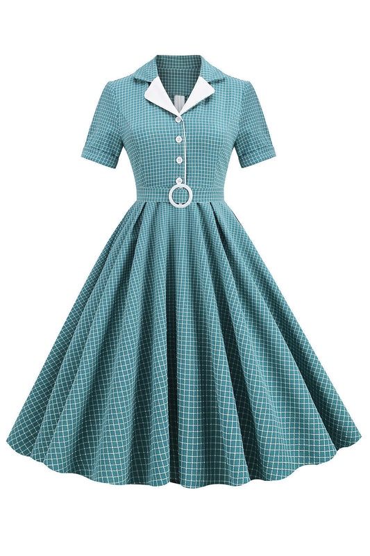 robe-annee-80-a-plaid-et-a-ceinture-des-annees-1950