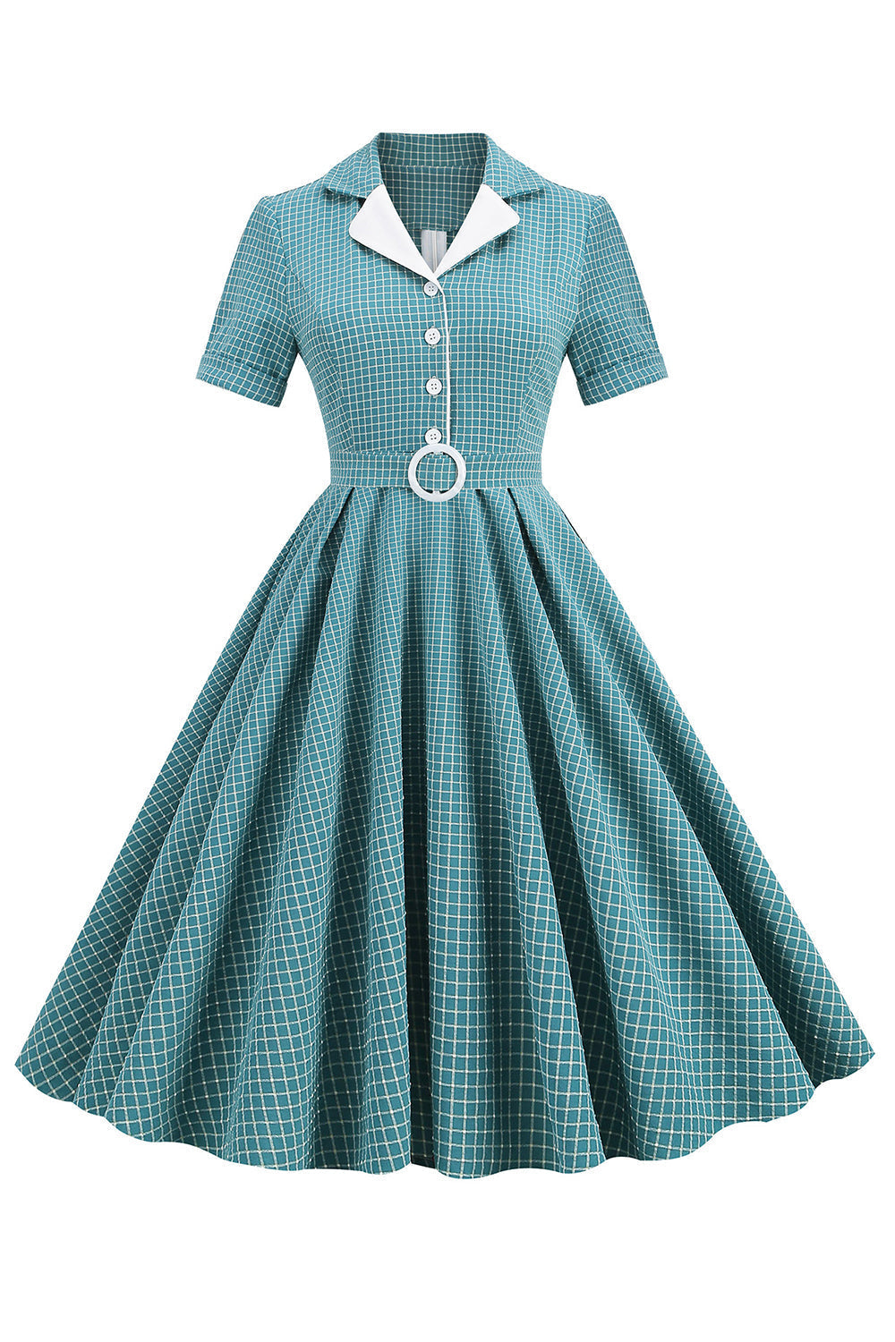 robe-a-carreau-vintage-style-50s