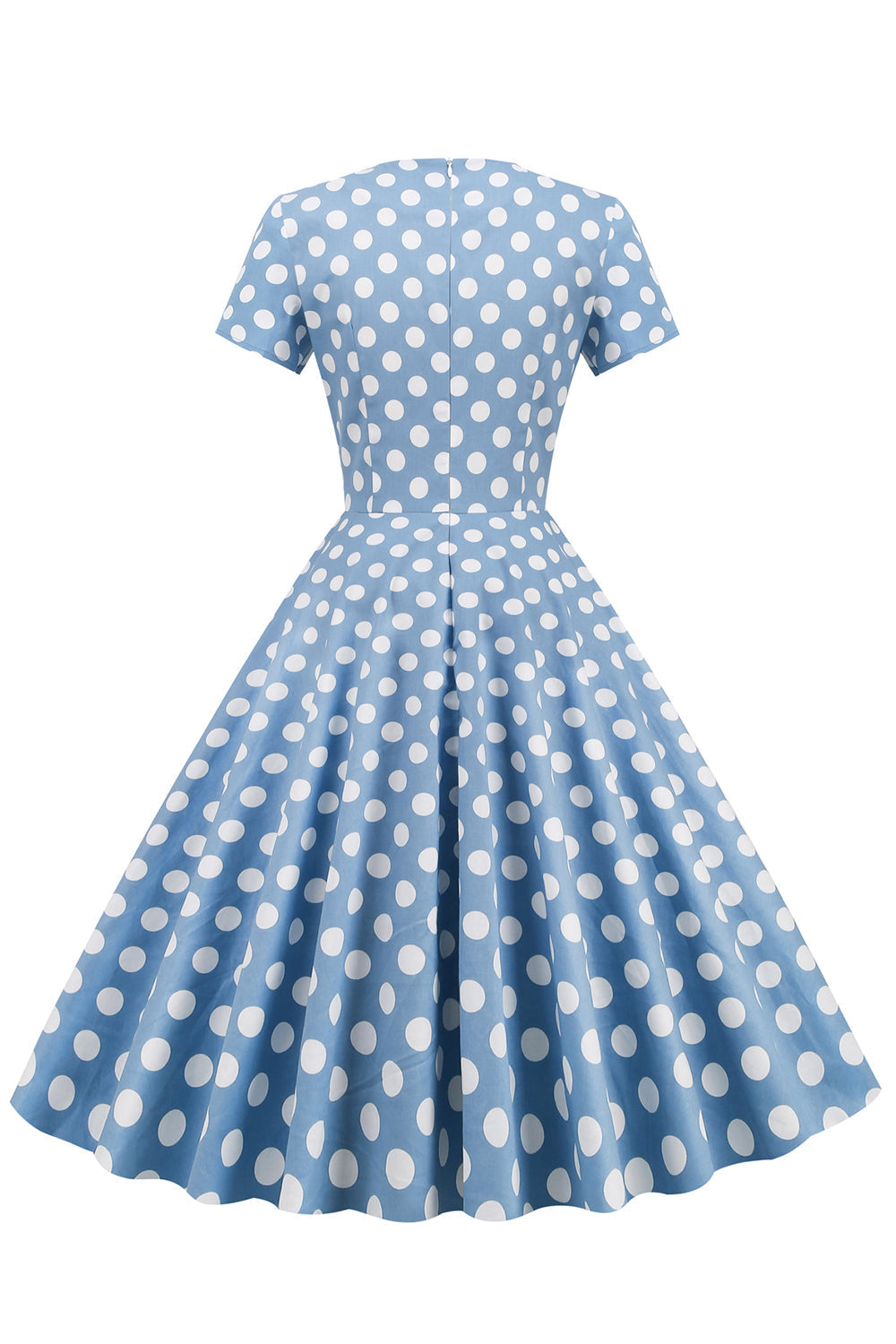 robe-mi-longue-a-pois-annee-80