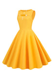 robe-de-style-retro-jaune-des-annees-50-avec-trou-de-serrure