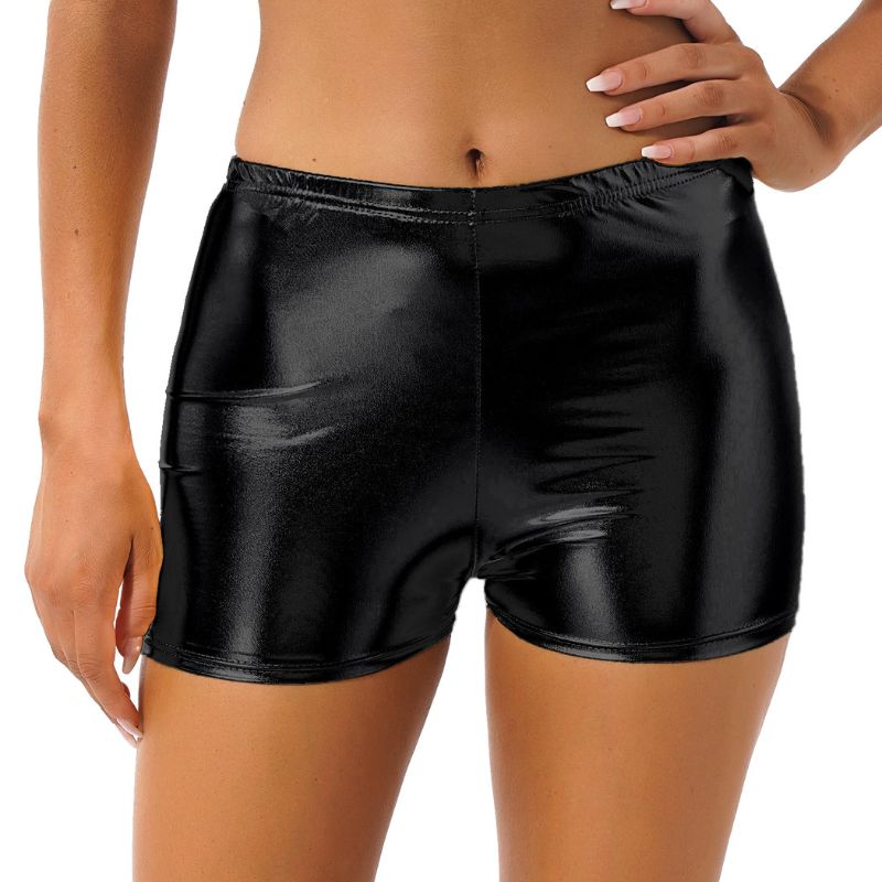 Short Pailleté Femme - Mini Short Brillant Y2K | Pour Soirée, Club, Plage - Taille Basse élastique