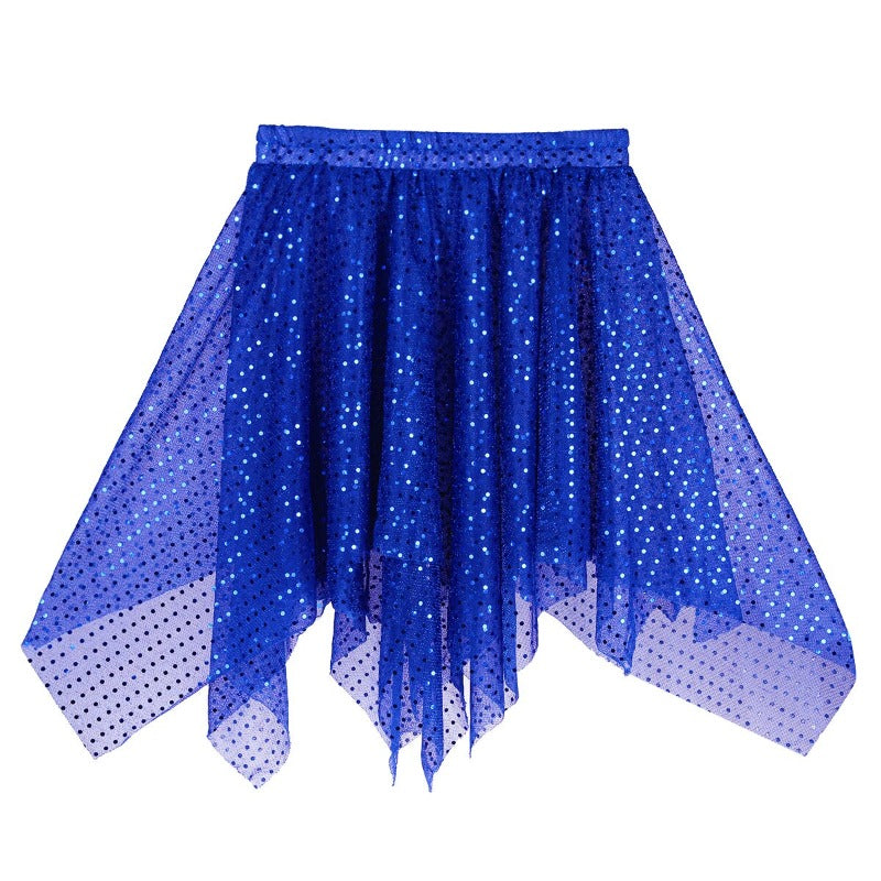 Disco-Jupe-Paillette-Bleu