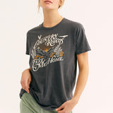 T-Shirt Motif Vintage avec pantalon kaki