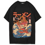 T-shirt vintage japonais noir