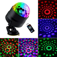 Boule à facettes LED à 15 lumières Disco effet de lumière 360° RVB