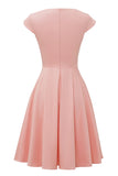 robe-annee-80-rose-avec-col-en-coeur
