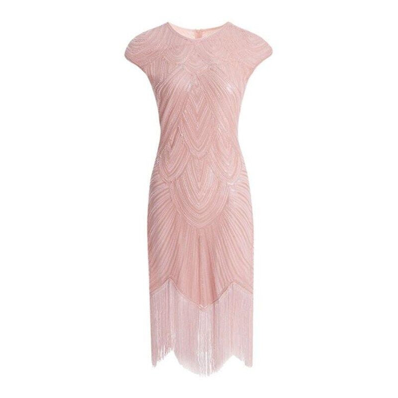 Robe-Charleston-Rose-Grande-Taille