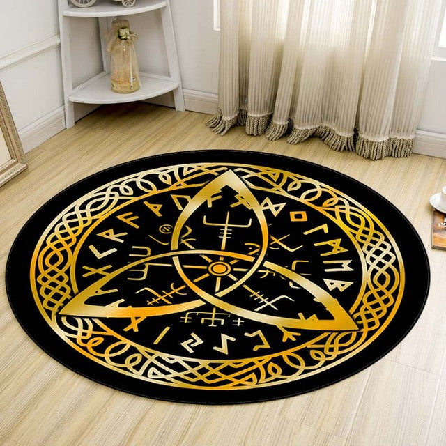 tapis-rond-nordique-vintage