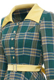 robe-verte-annee-80-d-automne-a-carreaux