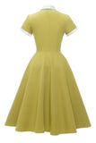 robe-couleur-citron-annee-80