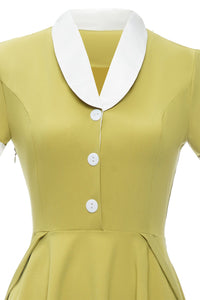 robe-couleur-citron-annee-80