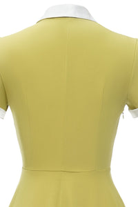 robe-couleur-citron-annee-80