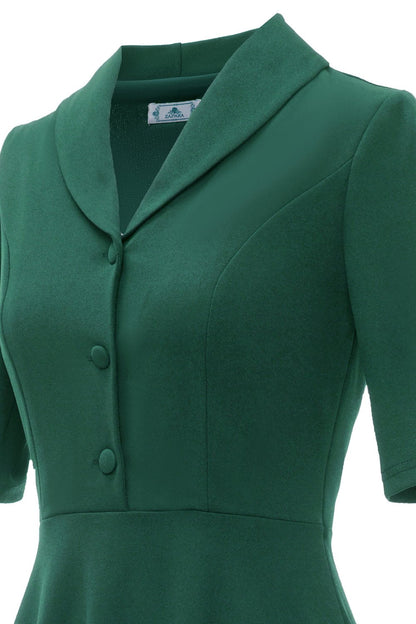robe-a-demi-manche-annee-80-des-annees-1950