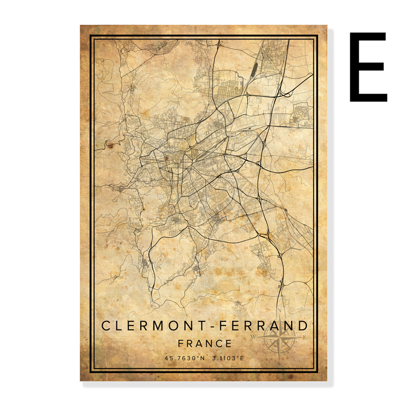 affiche-carte-de-ville-de-bourgogne
