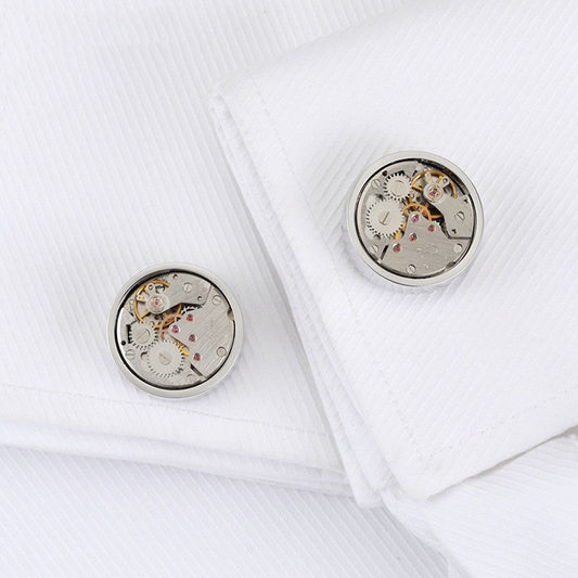 boutons-de-manchette-de-mouvement-de-montre-mecanique-vintage