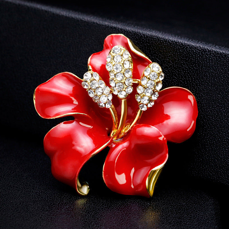 broche-fleur-rose-vintage