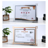 cadre-photo-vintage-de-certificat-en-cristal-de-verre-creatif