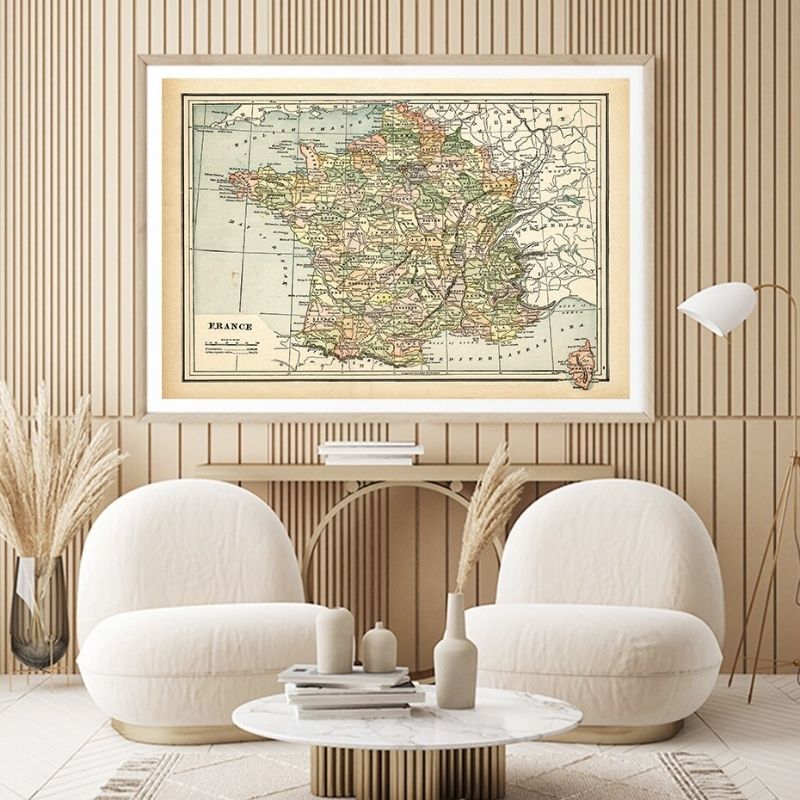    affiche-carte-france-vintage