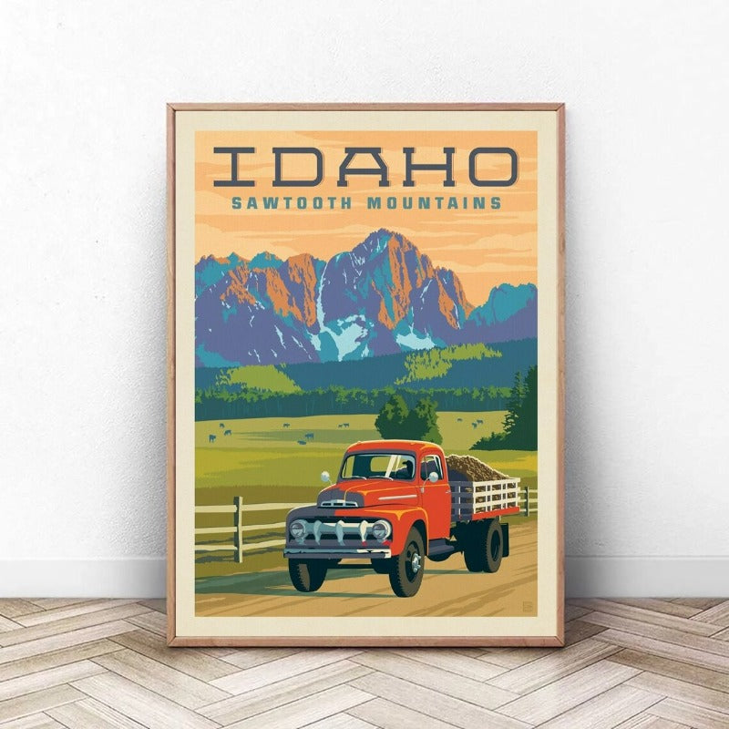 affiche-montagne-style-vintage
