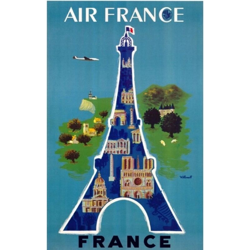     affiche-vintage-air-france