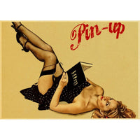 affiche-vintage-pin-up-style