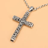 collier-pendentif-croix-vintage