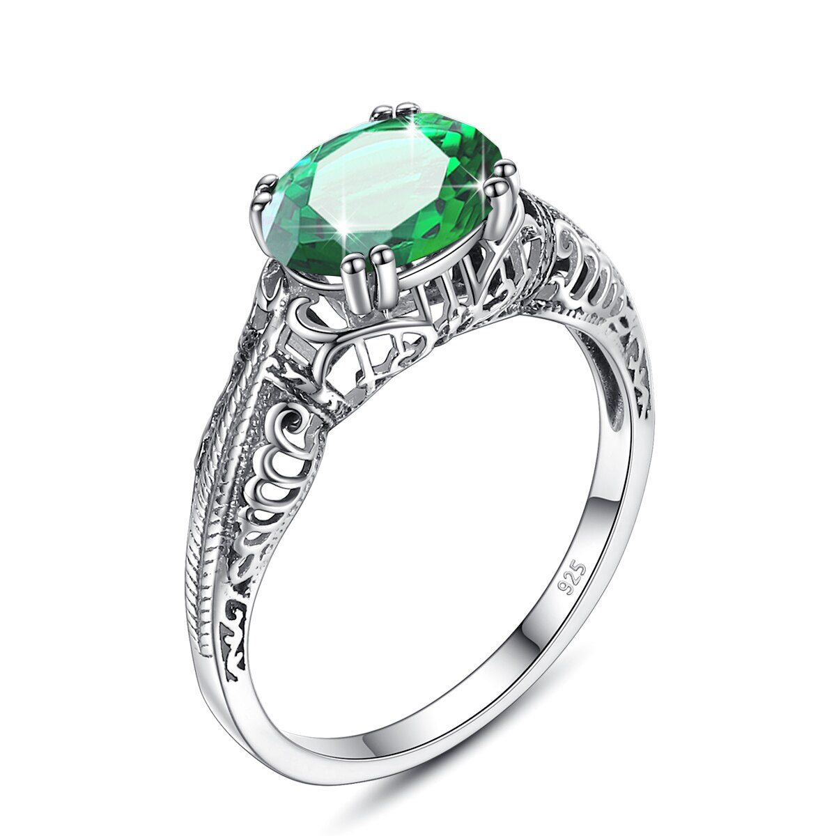 Bague Aigue Marine Vintage