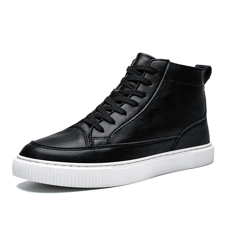 baskets-montante-cuir-homme-vintage