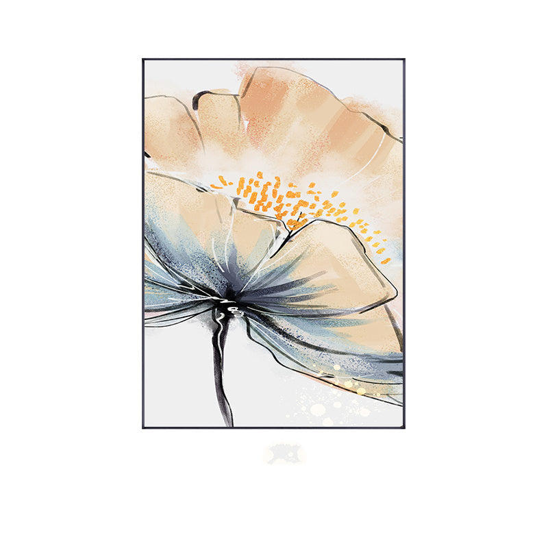 affiche-florale-imprimee-minimalisme-nordique