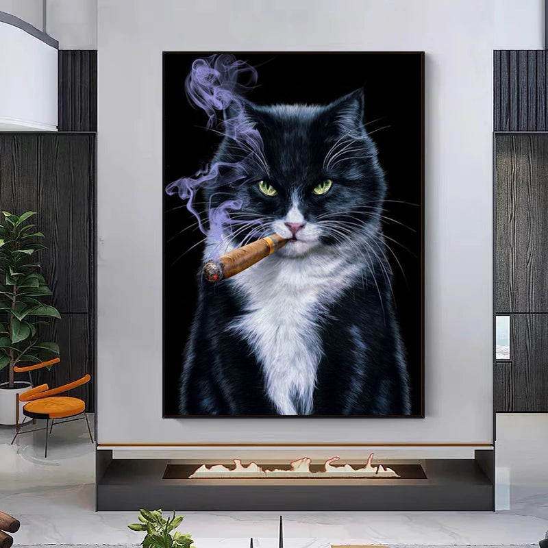 affiche-et-impression-de-toile-de-style-animal-mignon-drole