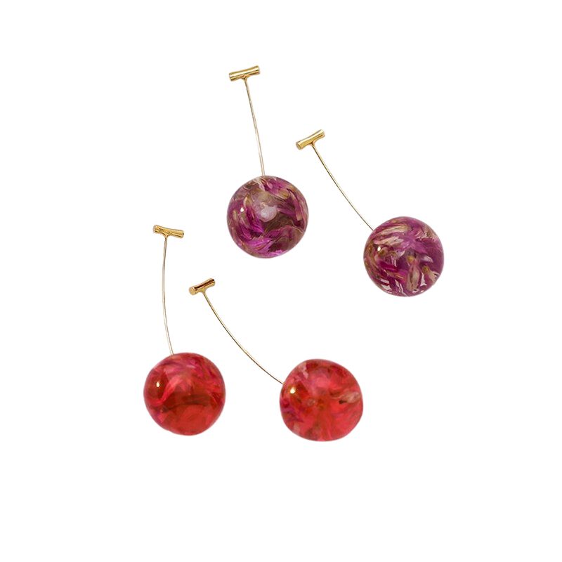 Boucles D'oreilles Vintage - Argentées, Dormeuses - Occasion