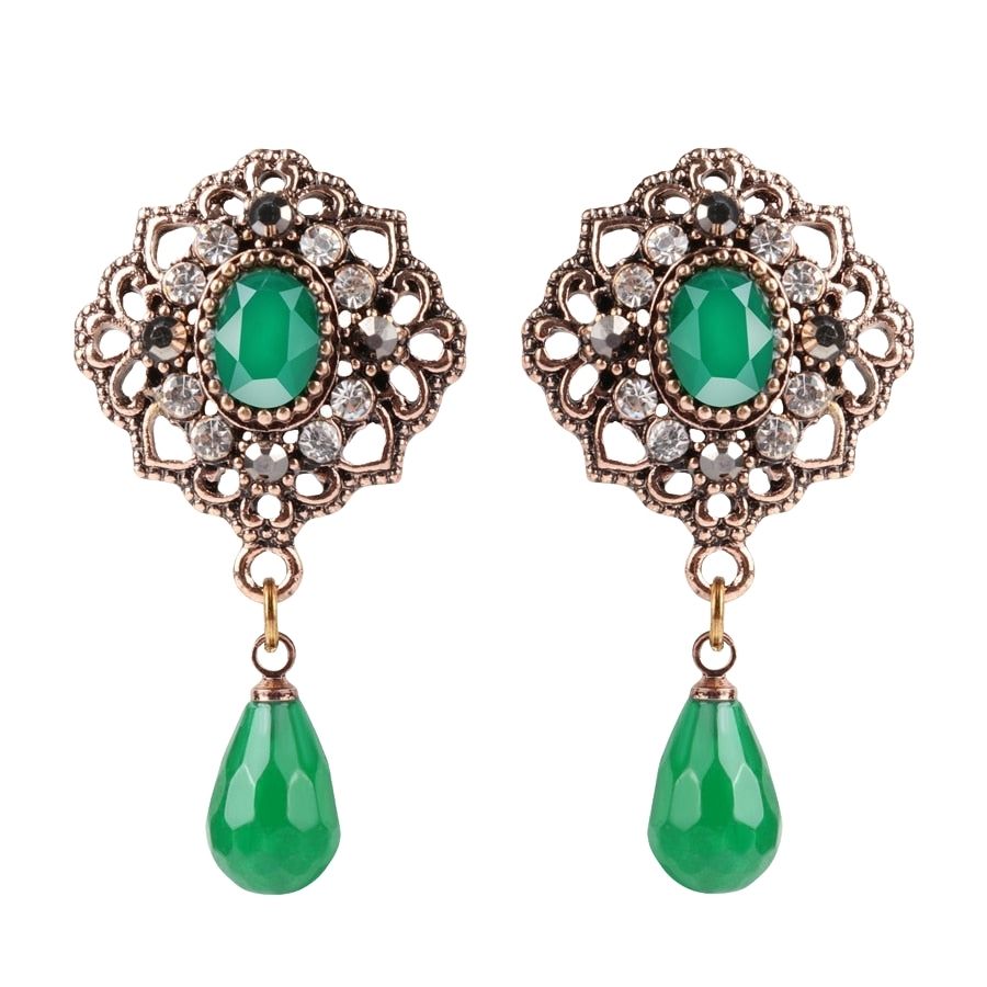    boucle-d-oreille-vintage-vert