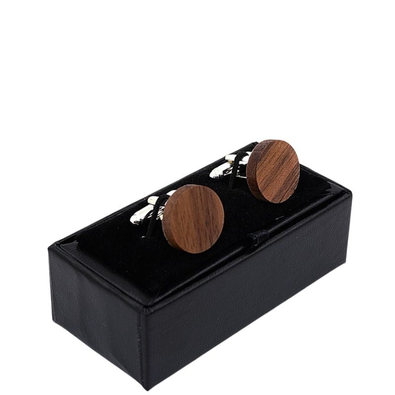 Boutons De Manchette James Bond 007 En Bois – Neuf Avec étiquettes – Accessoire élégant Et Branché